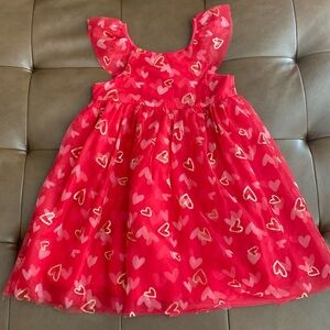 Isaac Mizrahi girls red tulle dress size 7